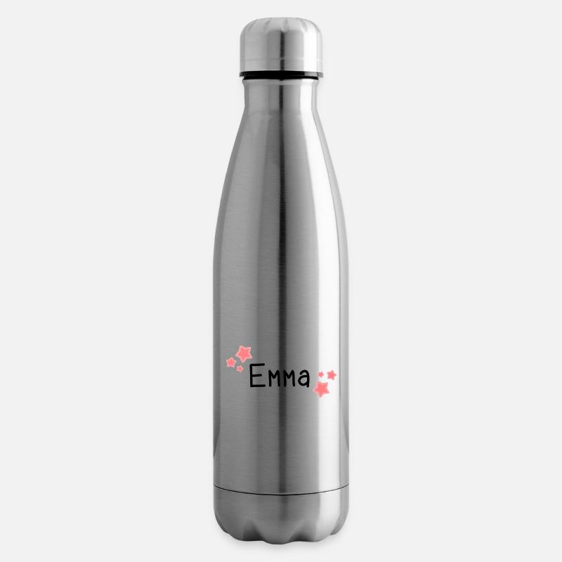 Name - Emma - Isolierflasche - Lightsilver