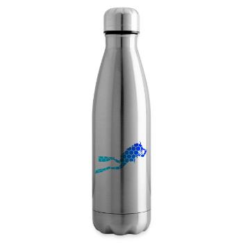 Diving Damen Diver Scuba Diver Herren Free Dive - Isolierflasche - Lightsilver - Rechts