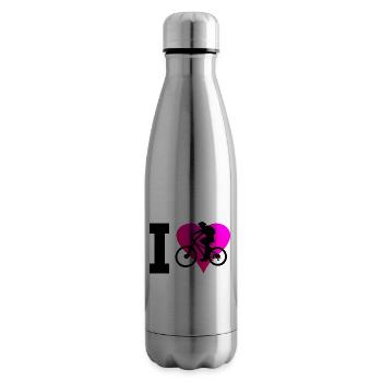 Cycliste VTT Hommes VTT VTT Hommes VTT - Bouteille isotherme - argent clair - Droite