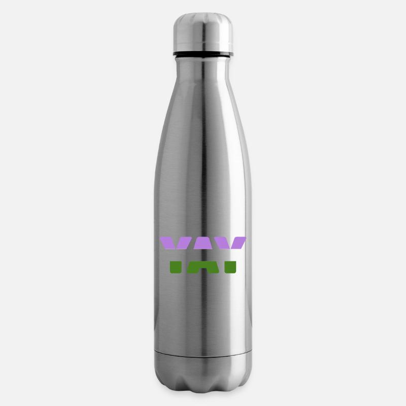 YAY Genderqueer - Isolierflasche - Lightsilver