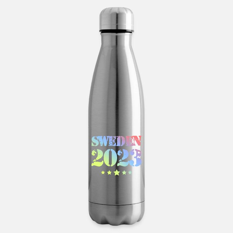 Suède 2023 - Bouteille isotherme - argent clair