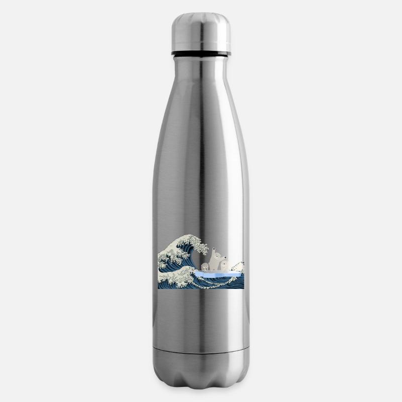 Help Eisbären T-Shirt - Isolierflasche - Lightsilver