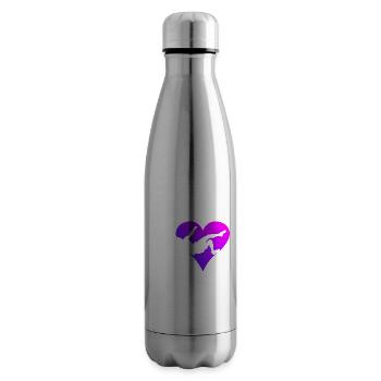 Men's Boulder Climbing Climber Climbing - Insulated Water Bottle - silver - Right