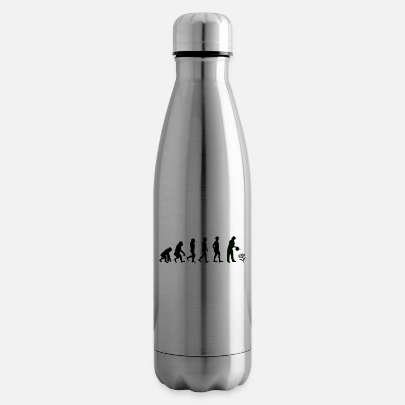 Evolution Gärtner schwarz - Isolierflasche - Lightsilver