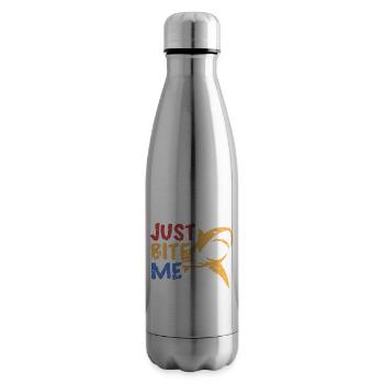 Beiß mich einfach - Isolierflasche - Lightsilver - Rechts