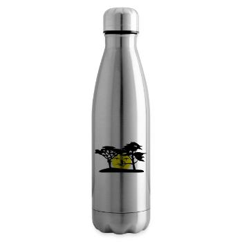 Face of Nature - Insulated Water Bottle - silver - Right