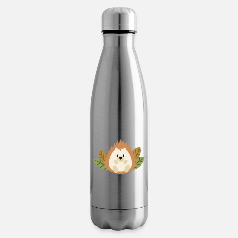 Hérisson - Bouteille isotherme - argent clair