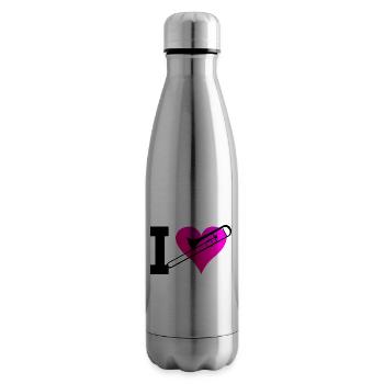 Posaunistin Posaune Blaskapelle Herren Posaunist - Isolierflasche - Lightsilver - Rechts
