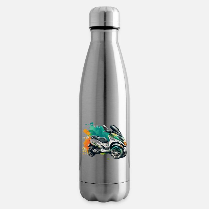 Roller 3 Räder MP3 ⭐⭐⭐ - Isolierflasche - Lightsilver