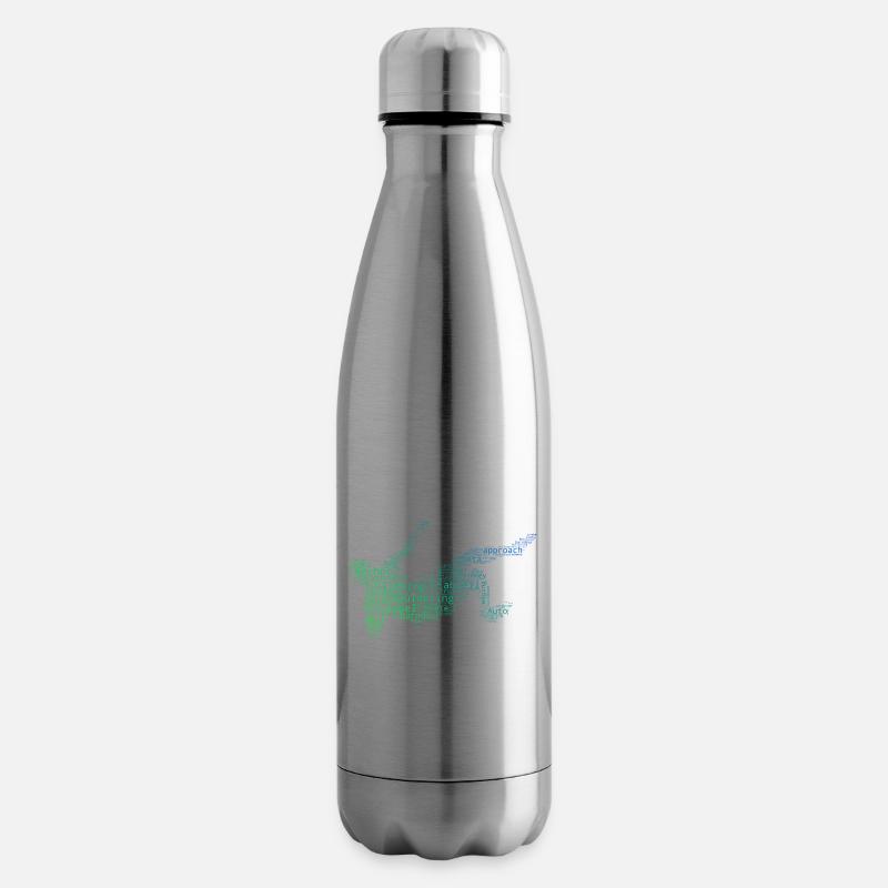 Boulder Damen Bouldern Kletterer Herren - Isolierflasche - Lightsilver