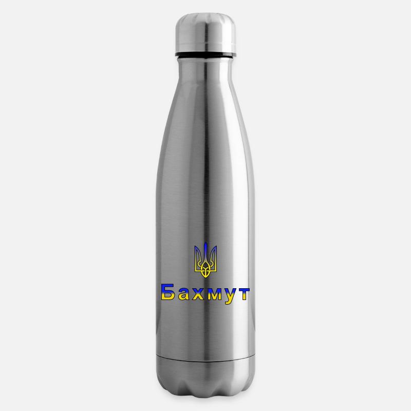 Bakhmut reste l’Ukraine - Bouteille isotherme - argent clair