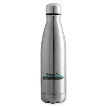 Ich würde lieber auf meinem Jet Ski sein - Isolierflasche - Lightsilver - Rechts
