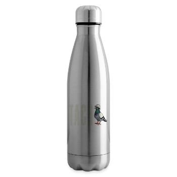 T-Shirt Ruhrpott Tach Dialekt Taube Ruhrgebiet - Isolierflasche - Lightsilver - Rechts