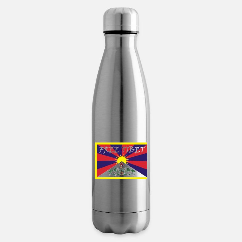 Free Tibet - Isolierflasche - Lightsilver