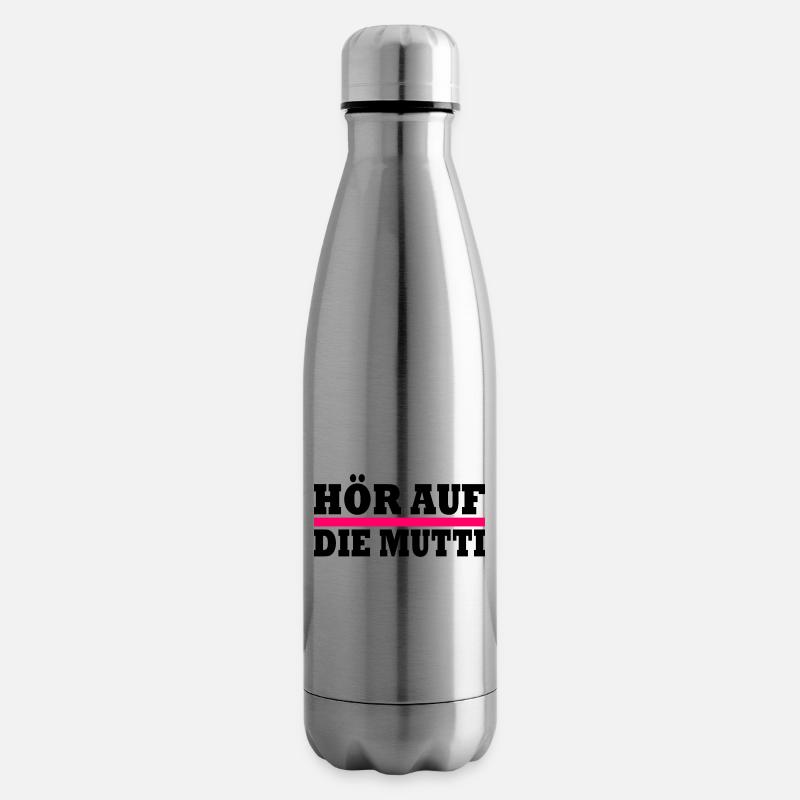 Hör auf die mutti - Isolierflasche - Lightsilver