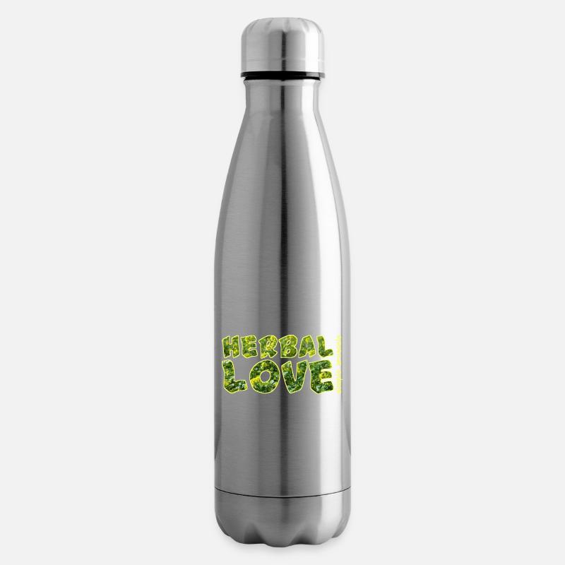 herbal love ackersenf - Isolierflasche - Lightsilver