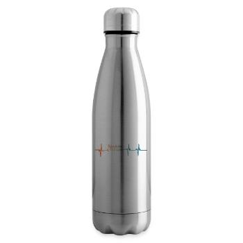 Ramadan Kareem Herzschlag - Isolierflasche - Lightsilver - Rechts