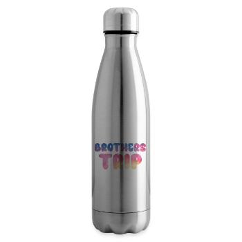 Parcours des frères et sœurs - Bouteille isotherme - argent clair - Droite