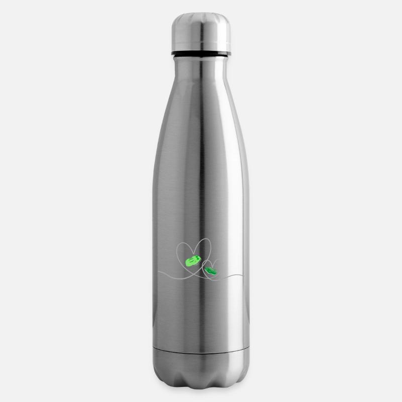 Froglove hearts - Isolierflasche - Lightsilver