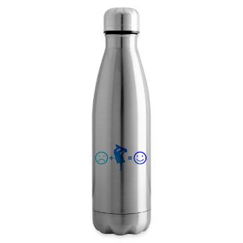 Snowboarder Herren Wintersport Snowboarding - Isolierflasche - Lightsilver - Rechts