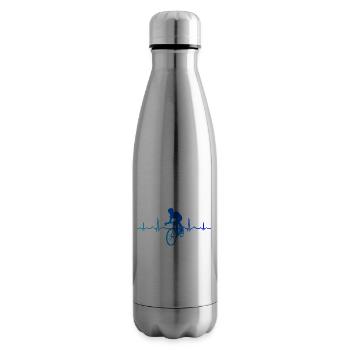Hommes Vélo de route Vélo de route Femmes - Bouteille isotherme - argent clair - Droite