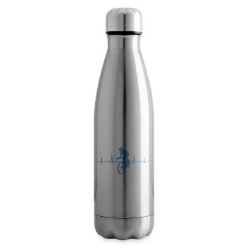 Vélo de route Hommes Vélo de route Femmes - Bouteille isotherme - argent clair - Droite