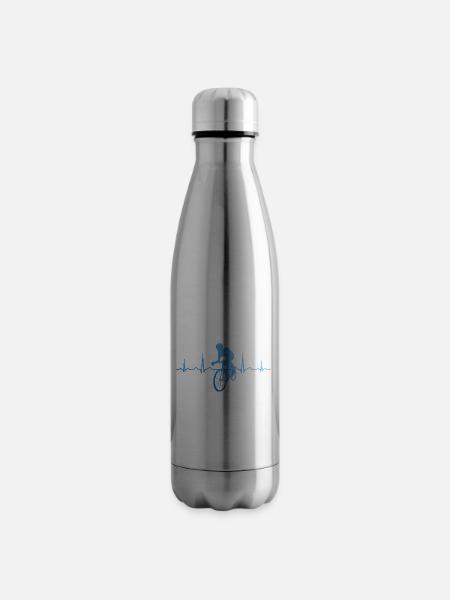 Vélo de route Hommes Vélo de route Femmes - Bouteille isotherme - argent clair