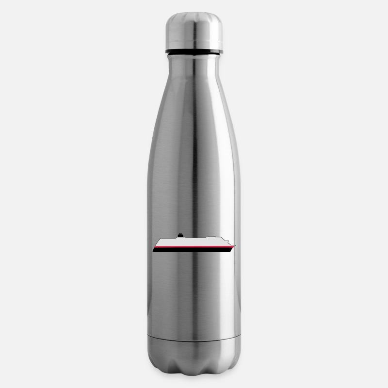 Postschiff HUrtigruten - Isolierflasche - Lightsilver