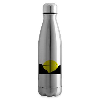 Slacklining, Highline - Insulated Water Bottle - silver - Right