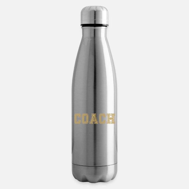 Coach und Trainer Geschenk - Isolierflasche - Lightsilver