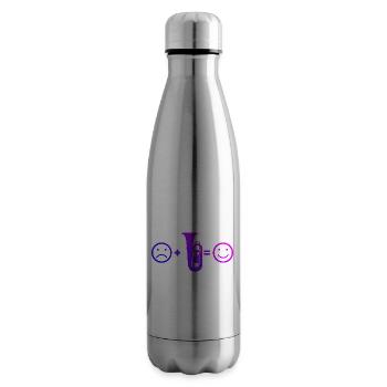 Damen Herren Tuba Tubaspielen Blasinstrument Tuba - Isolierflasche - Lightsilver - Rechts