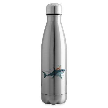 Aquadog Corgi - König der Meere - Isolierflasche - Lightsilver - Rechts