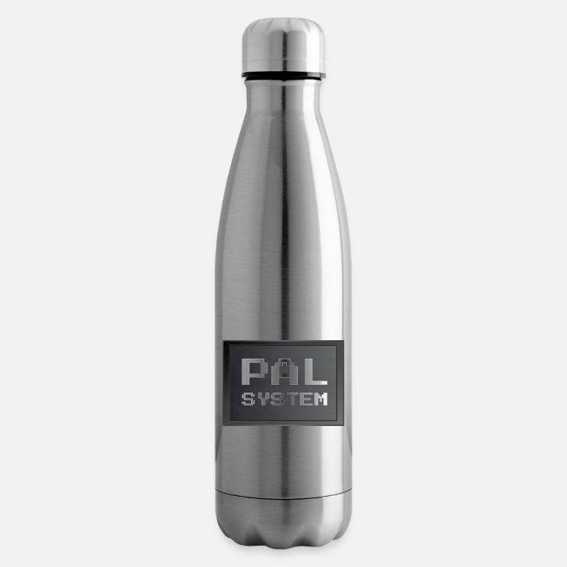 Retrogaming - PAL-System - Isolierflasche - Lightsilver