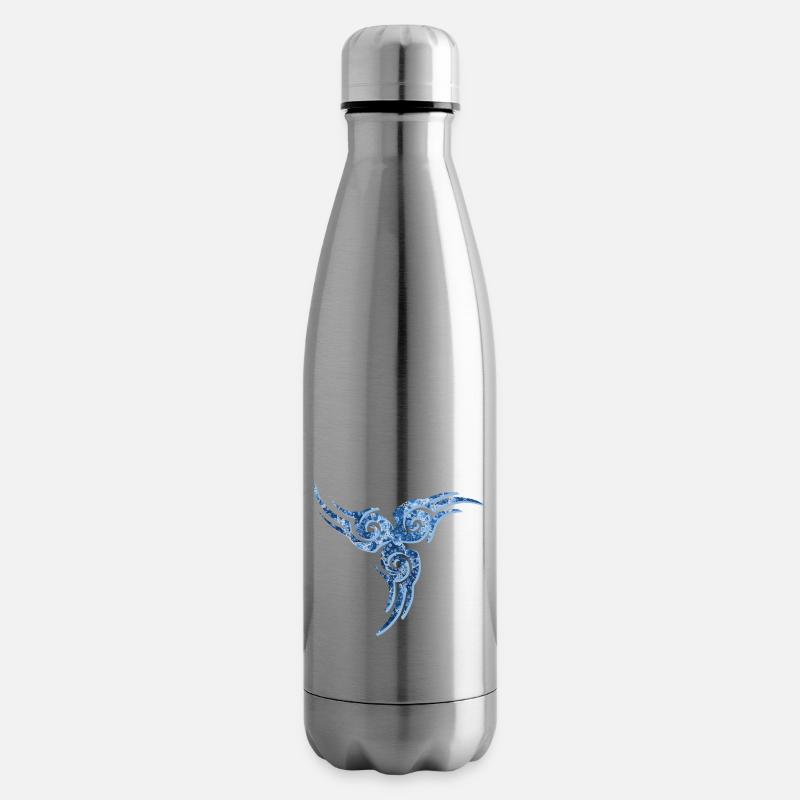 celtic symbol 17 e 206 - Insulated Water Bottle - silver