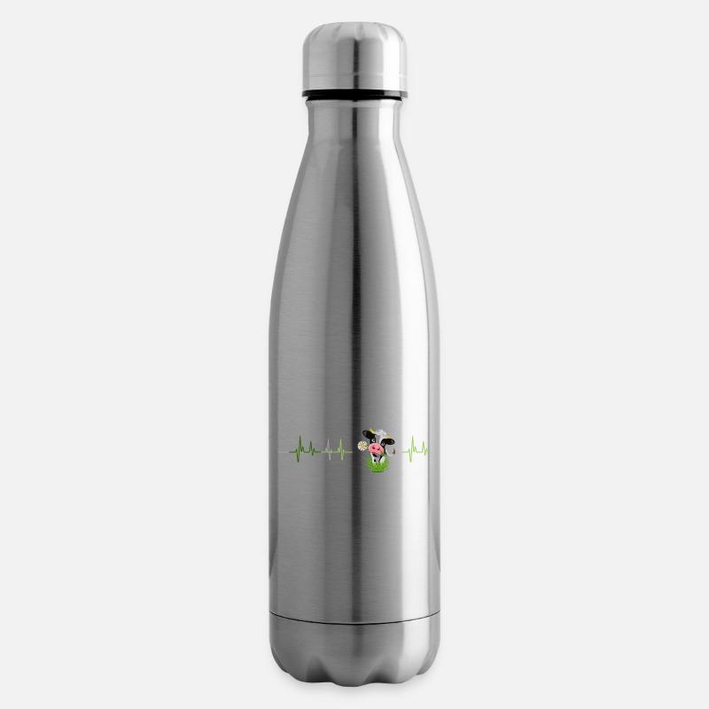 Kuh frequenz - Isolierflasche - Lightsilver