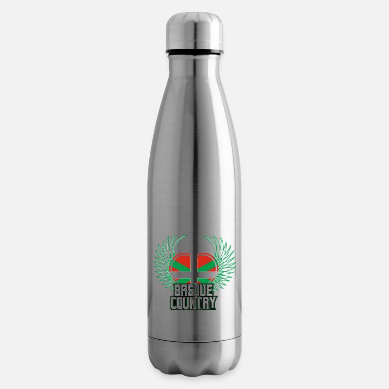 Pays basque - Bouteille isotherme - argent clair