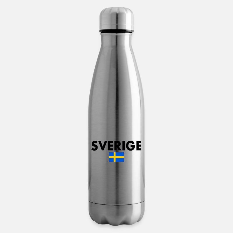 Sverige - Bouteille isotherme - argent clair