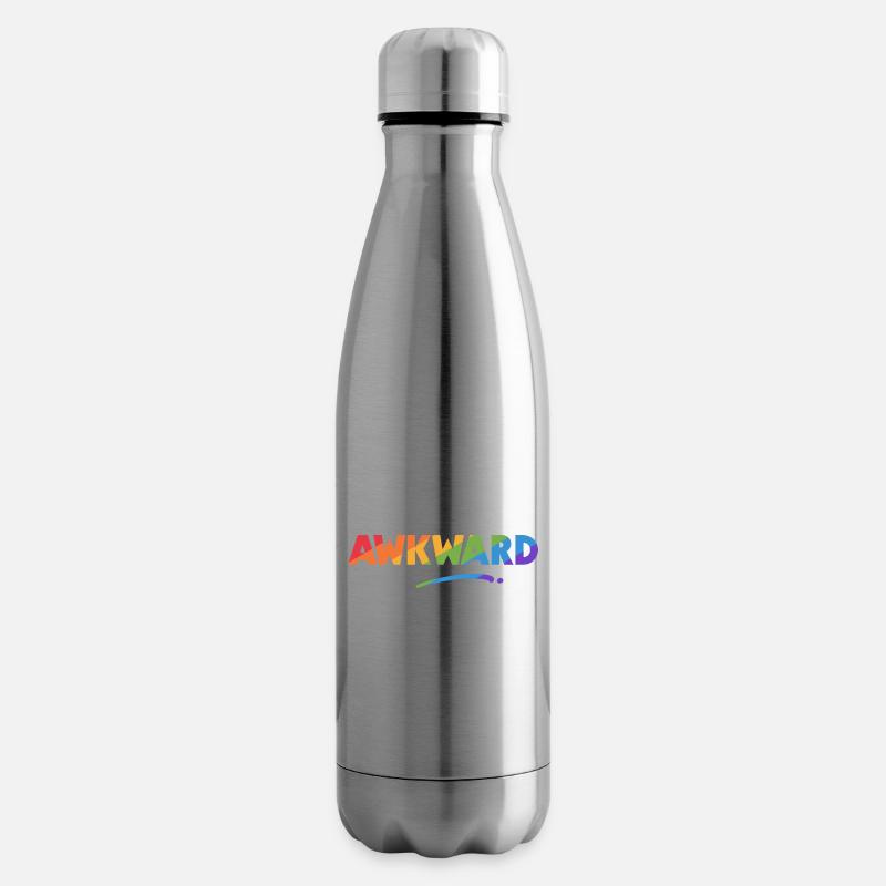 Awkward - Bouteille isotherme - argent clair