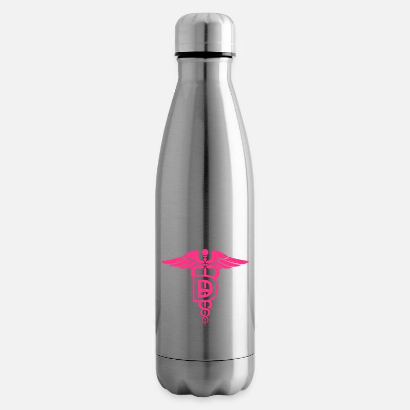 Caducee dentiste - Bouteille isotherme - argent clair