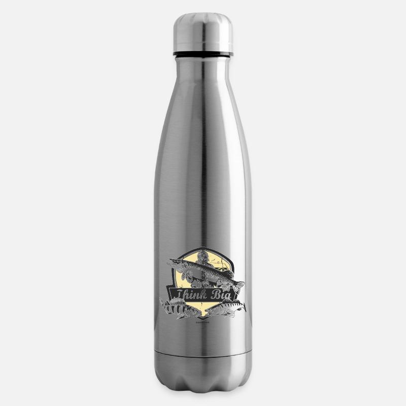 Angel Designs think big RAHMENLOS Geschenk - Isolierflasche - Lightsilver