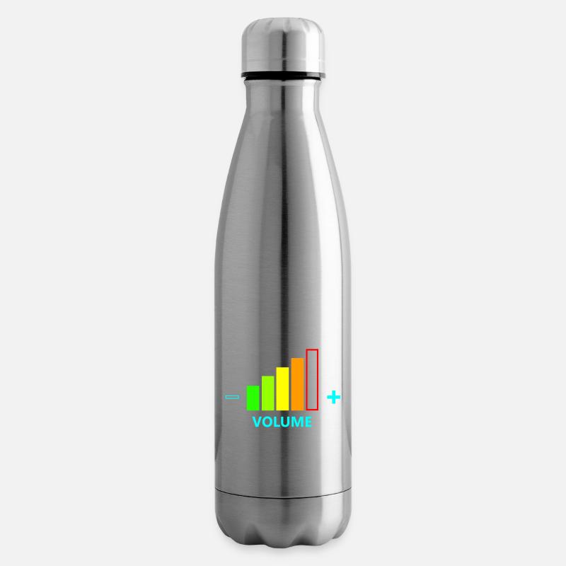 VOLUME UP MEN - Insulated Water Bottle - silver