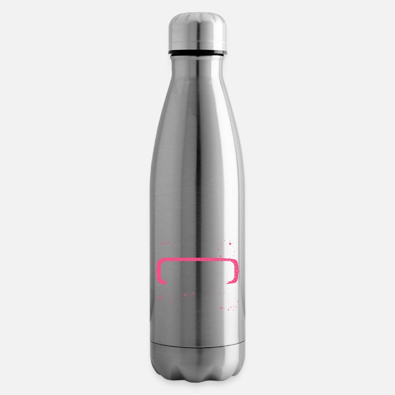 Boxer Hund Hunde Geschenk Glitzer - Isolierflasche - Lightsilver