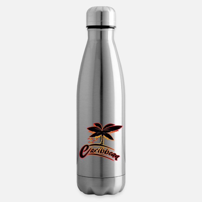 Caraïbes - Bouteille isotherme - argent clair