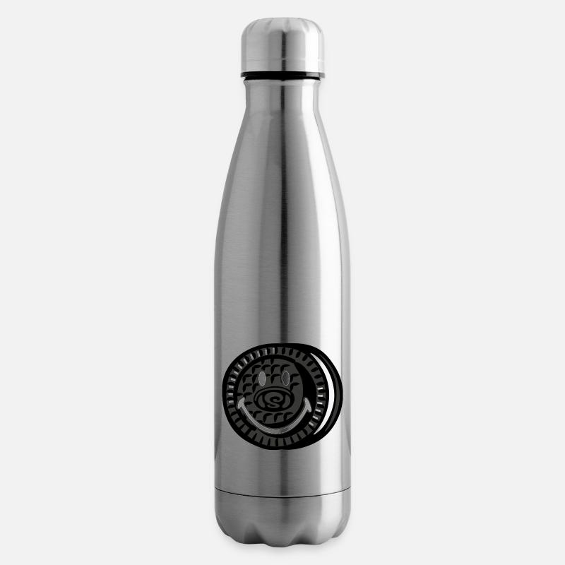 Smiley Oreo - Isolierflasche - Lightsilver