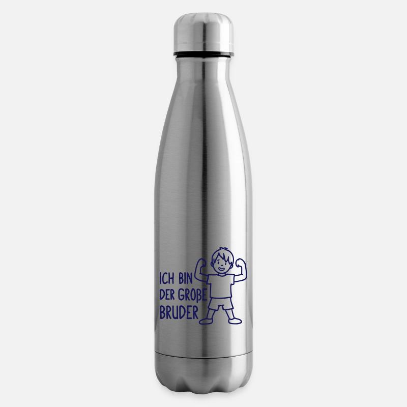 Der große Bruder - Isolierflasche - Lightsilver
