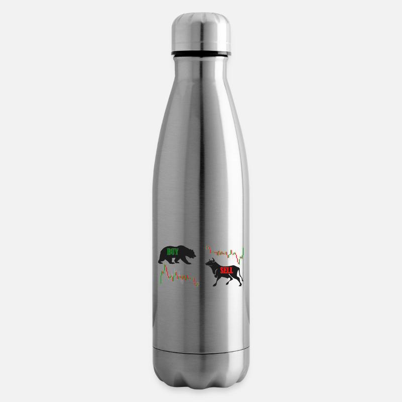 Börse - Isolierflasche - Lightsilver