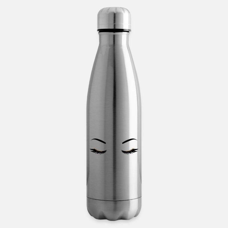 Lashes with Glitter - Isolierflasche - Lightsilver
