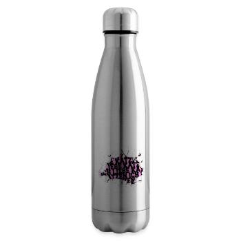 witzig statement spruch großkatze geschenkidee - Isolierflasche - Lightsilver - Rechts