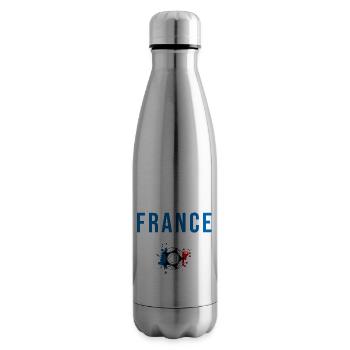 France supporters équipe footbalL 2022 - Bouteille isotherme - argent clair - Droite