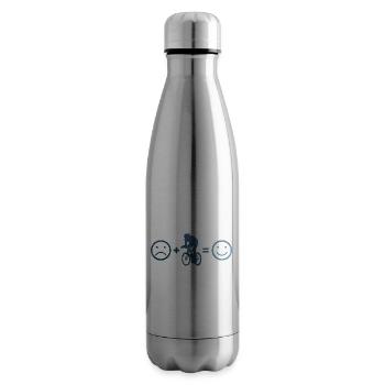 Rennrad Rennradfahren Herren Rennradfahrer - Isolierflasche - Lightsilver - Rechts